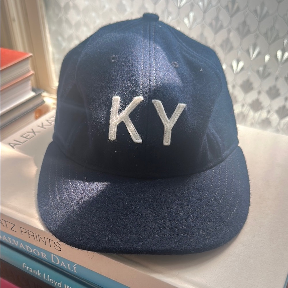 Navy Blue KY Embroidered Cap